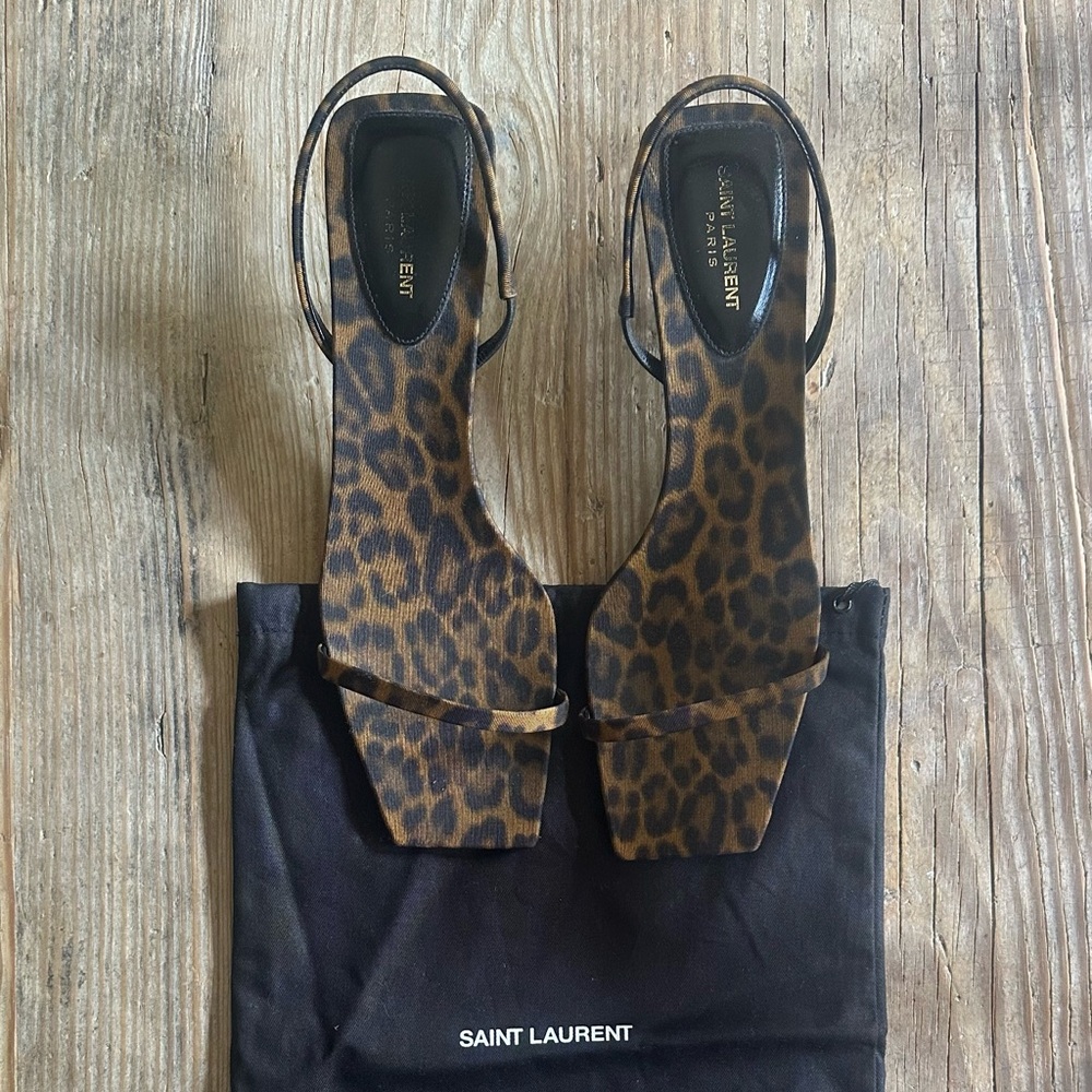 Saint Laurent Slingback Sandals Size 40